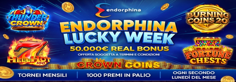 TORNEO ENDORPHINA 50.000€ REAL BONUS